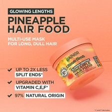 Garnier Ultimate Blends Glowing Lengths Pineapple & Amla Hair Food 3-in-1, 400ml 16.30 per litre