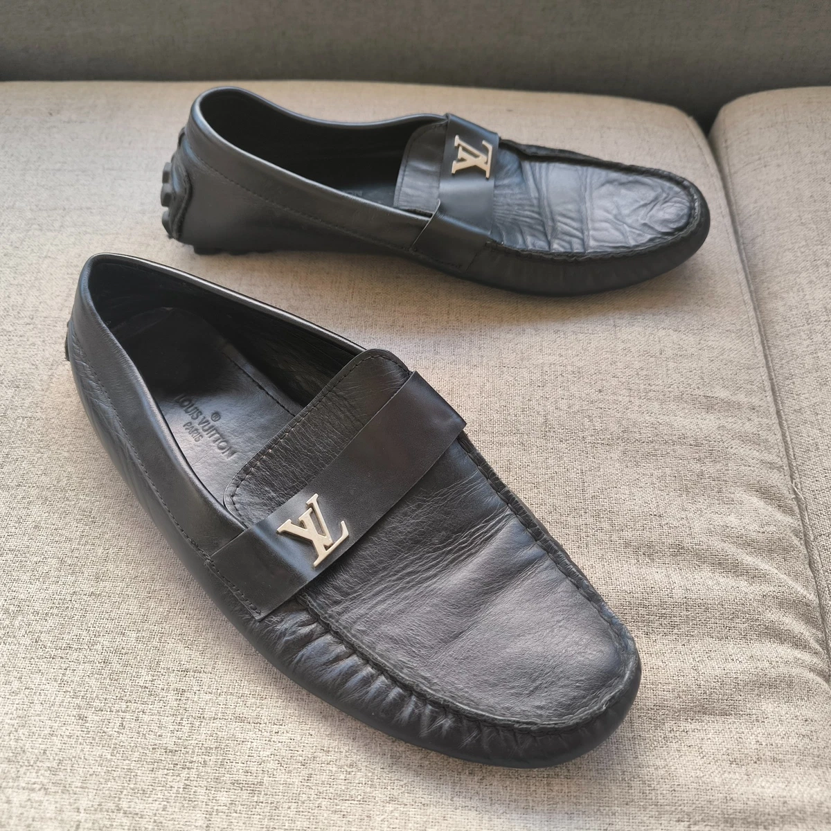 Louis Vuitton Moccasin Black Casual Shoes for Men | eBay