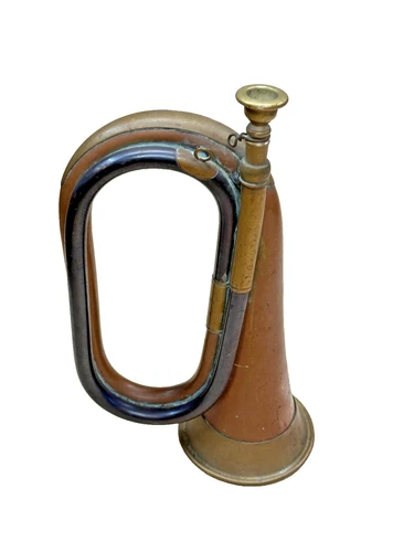 WW1 MILITARY BUGLE POTTER LONDON  1/5TH LONDON REGT T.F. RIFLE BDE  1916