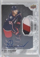 2019 Engrained Rookies Ebony Premium Material 34/65 Emil Bemstrom #58 Auto 1q2