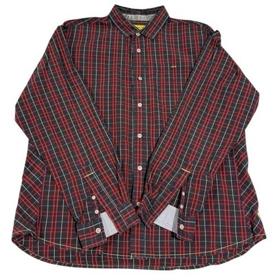 Descendant of Thieves Plaid Shirt Men's XXL Multicolor Limited Edition 558