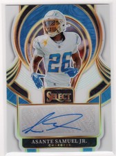 2025 Select Select Signatures Prizm White #46 Asante Samuel Jr. #'d 20/50