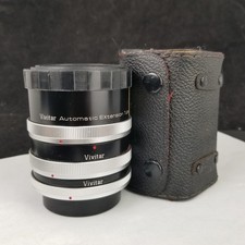 Vivitar Automatic Extension Tube Set 12mm/20mm/36mm CANON PHOTOGRAPHY