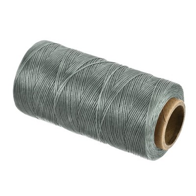 197 Yard 1mm 210D Flat Waxed Thread Polyester, Gray