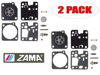 GENUINE OEM ZAMA PART # RB-123; CARBURETOR REBUILD KIT 2 PACK