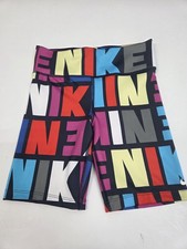 NWT Nike One Girls High Rise Tight Fit Compression Shorts Size M 8144