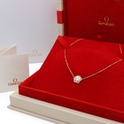 Omega 18k Yellow Gold Mother of Pearl Necklace Mania Flower Necklace #JB672-1 — photo 2