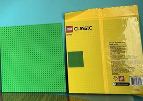 2 Lego Baseplate 32 x 32 Stud 10 x 10&rdquo; Plate Platform 1 New, 1 Used Green,  A-2
