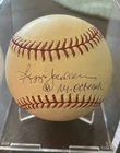 Reggie Jackson Mr. October & 44 Inscription Autographed MLB Baseball Reggie COA