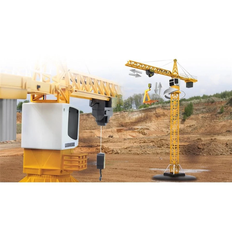 Jamara Turmdrehkran Liebherr 2,4GHz Baufahrzeug Funkferngesteuert Fahrzeug Auto - Bild 4 von 4