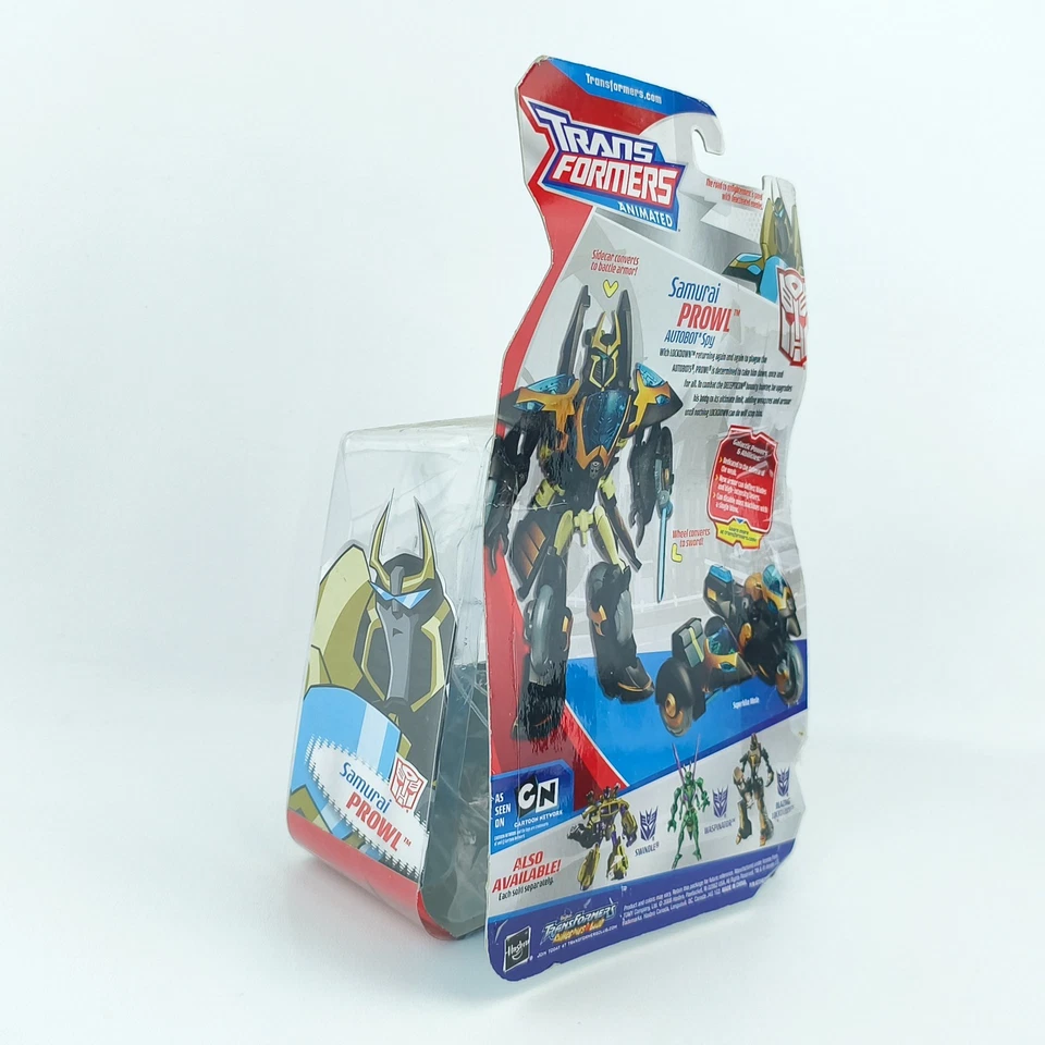 Transformers Samurai Prowl Complete Animated Deluxe Class With Bubble and Card - Image 4 of 4