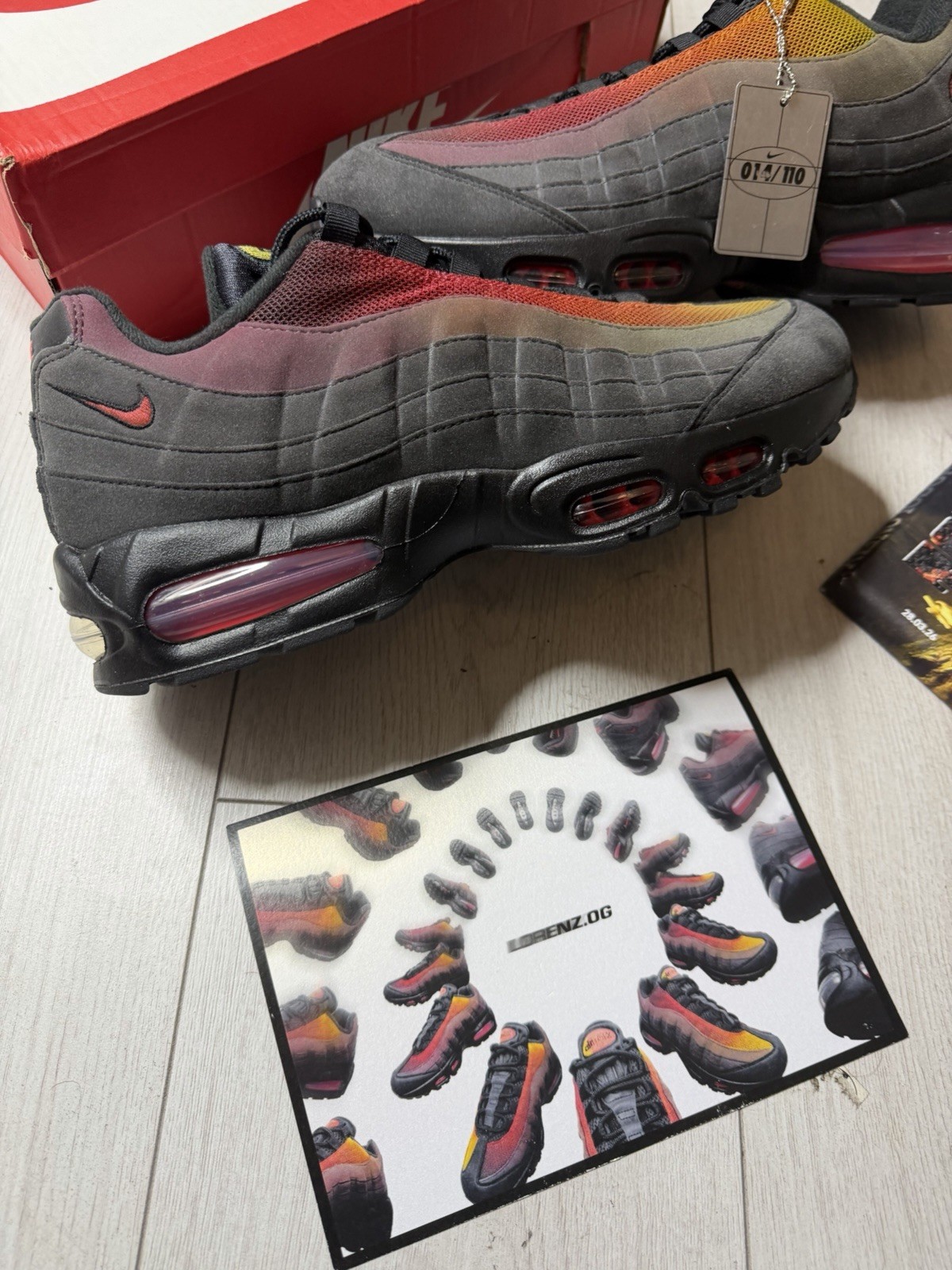Nike Air Max 95 Lorenz.OG Volcano - Rare UK 10, Brand New, Limited Edition image 5