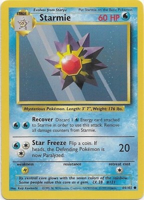 Starmie 064/102 Base Set Regular HP - 1