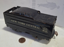 Vintage Marx O Gauge Marlines New York Central Tin Coal Car Black Train