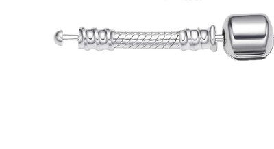 UNIVERSAL EXTENDER FOR CHARM BRACELET WITH BARREL SMOOTH SNAP CLASP 3.5CM/1.3''