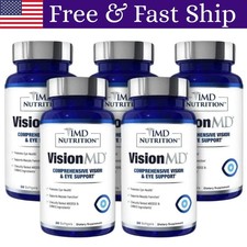 1MD Nutrition VisionMD Eye Vitamin CARMIS - Eye Supplement - 30 Softgels 5 Pack