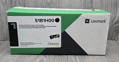 Genuine Lexmark 51B1H00 High Yield Black Toner Cartridge -NEW/SEALED-