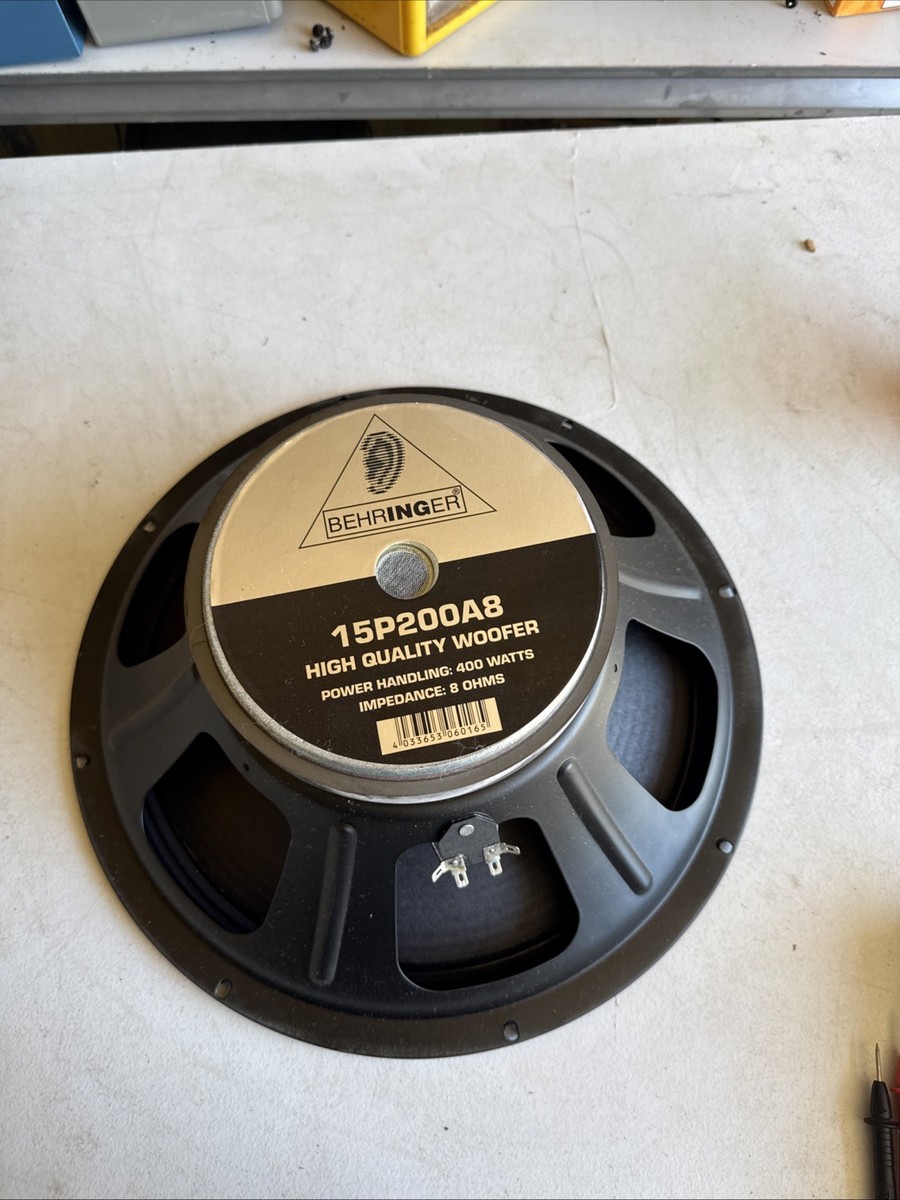 Behringer 15p200a8 Speaker Only Replacement 8 Ohm 15” 400w | eBay