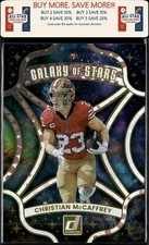2025 Donruss #9 Christian McCaffrey Galaxy of Stars San Francisco 49ers