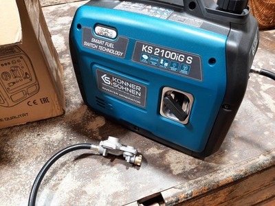 K&S Notstromaggregat Dual LPG GAS Benzin Inverter Stromerzeuger 230V 12V USB 2kW