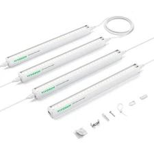 VIVOSUN T5 Grow Lights for Indoor Plants, 5000K Full Spectrum 24W(4 X 6W), 1F...