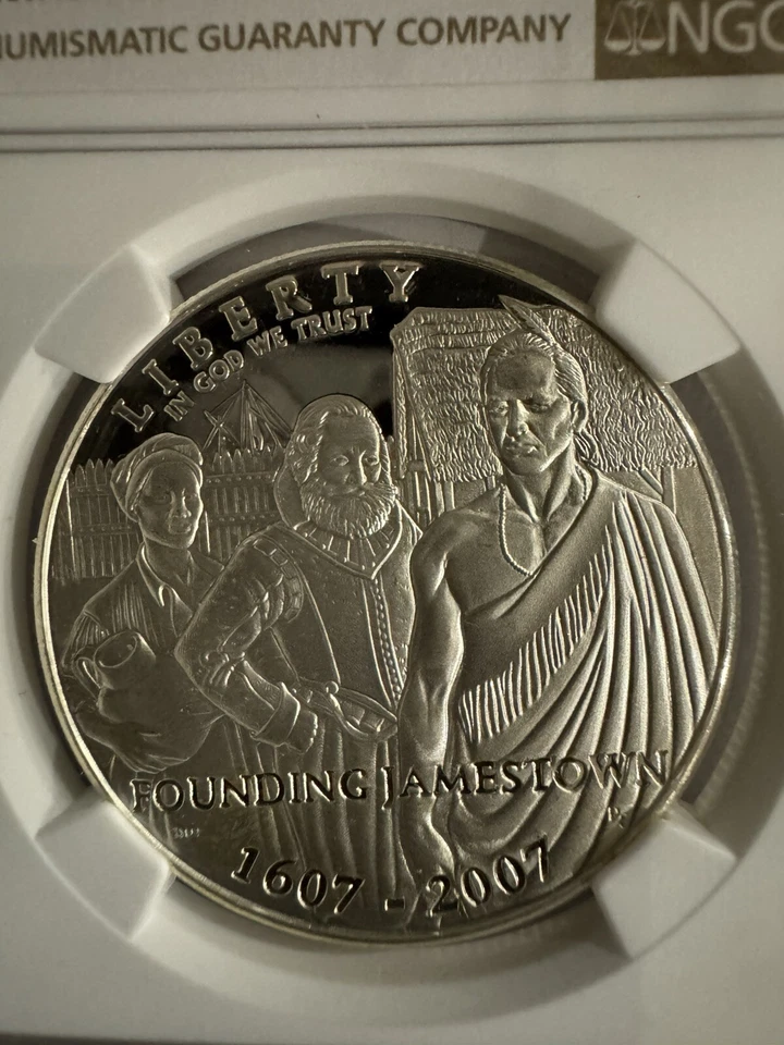 2007 P JAMESTOWN ANNIVERSARY NGC PF 69 ULTRA CAMEO.  - Image 3 of 4