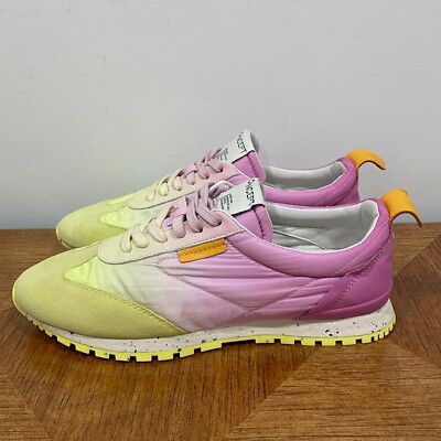 Oncept Tokyo Sneakers Womens 6.5 Pink Ombre Nylon Retro Lightweight Shoes