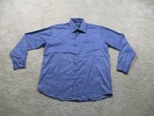 Paul Smith Shirt Mens 42 Blue Button Up Striped Long Sleeve Causal London