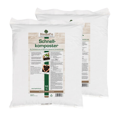 HaGaFe Bio Schnellkomposter, Kompostbeschleuniger, Komposthilfe, Kompost