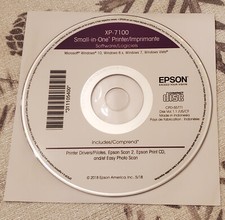EPSON XP-7100 Small-in-One Printer Software, Drivers, and Setup CD