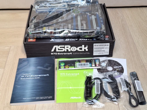 ASRock 970 Extreme 4 AM3+ AMD Motherboard *NEW* 3x PCI-Express nVidia SLI DDR3