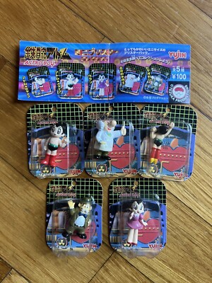 REAL JAPAN VINTAGE Yujin - Astro Boy Gachapon Mini Radiergummis Set - Alle 5 Charaktere