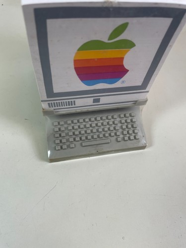 Apple Macintosh Komputer Note Cube Pad Made in USA Rainbow Apple Logo Post It - Zdjęcie 3 z 16