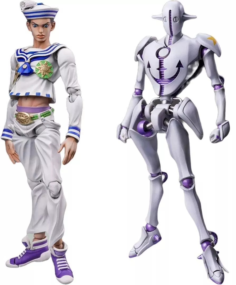 JoJolion Super Action Statue Figure jojo part 8 Josuke + Stand[Soft&Wet] Set