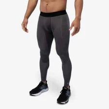 Eastbay Full Length Training Tights - Men's Size Medium - NWT - Charcoal Gray