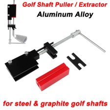 Golf Shaft Puller Extractor for Steel & Graphite Shafts Screw Type Club Repair