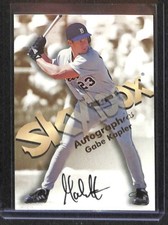1999 Skybox Autographics Autograph Gabe Kapler