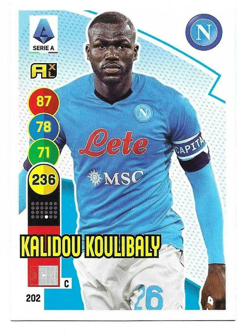 PANINI ADRENALYN XL CALCIATORI 2021-2022 CARD N. 202 KOULIBALY