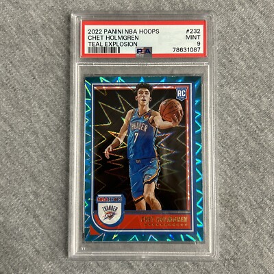 2022-23 Panini NBA Hoops - Rookies Chet Holmgren #232 Teal