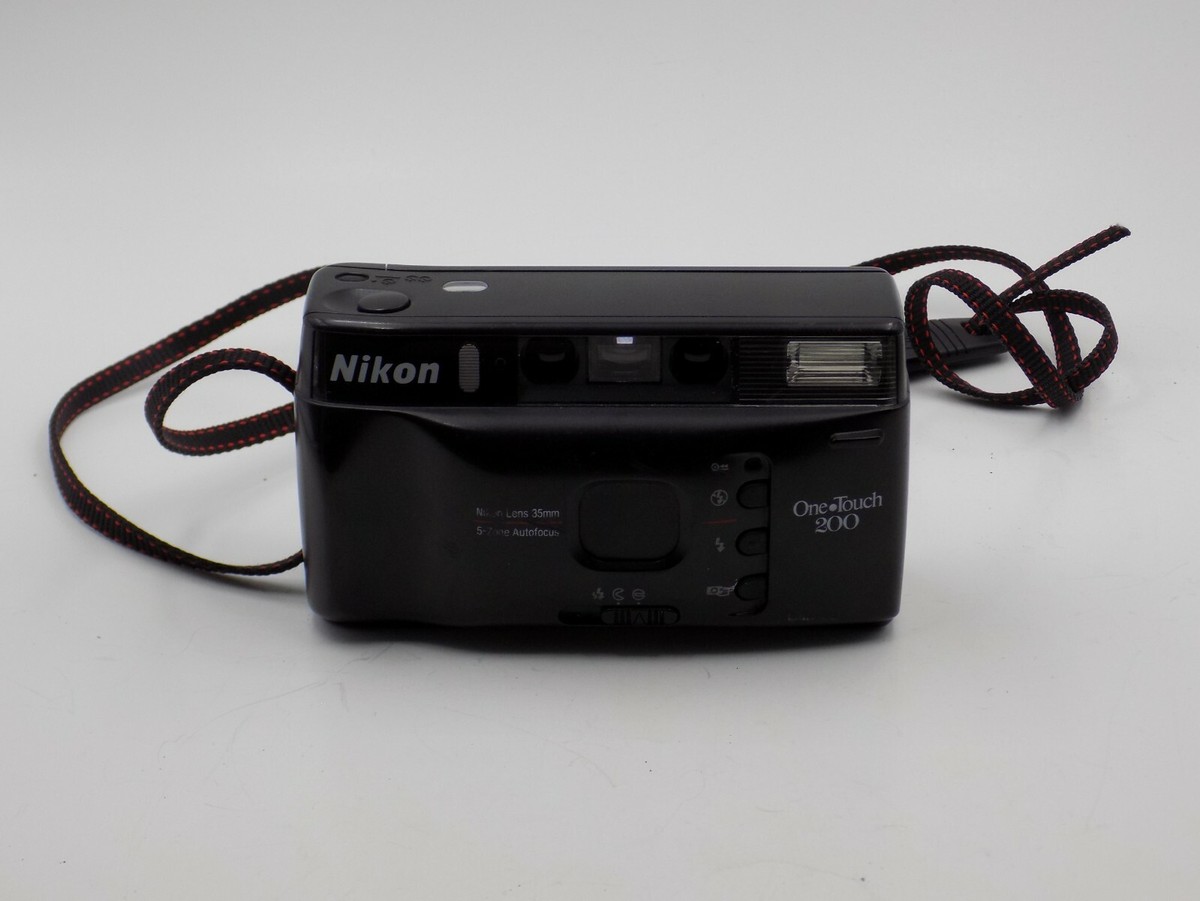 Vintage Nikon One Touch 200 35mm Point Shoot Film Camera