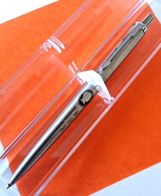 Parker Jotter Stainless Steel Brass Threads Princess Diana Royal Wedding 1981