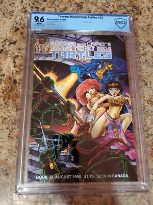 TEENAGE MUTANT NINJA TURTLES #32 CBCS 9.6 MIRAGE TMNT GRADED BEAUTIFUL AUNKAMEN