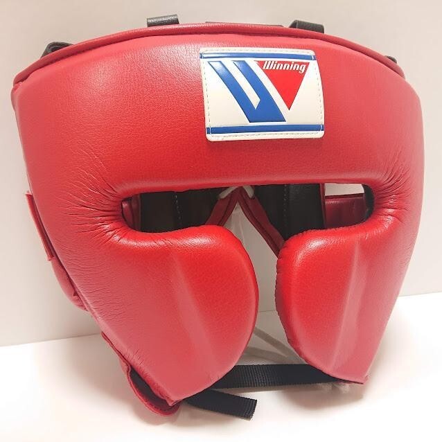 Winning Boxing Head Gear Face Guard Type FG-2900 Size L Red from