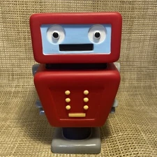 Circo ROBOT 8" Figural BANK 2009 Target Exclusive Red Gray