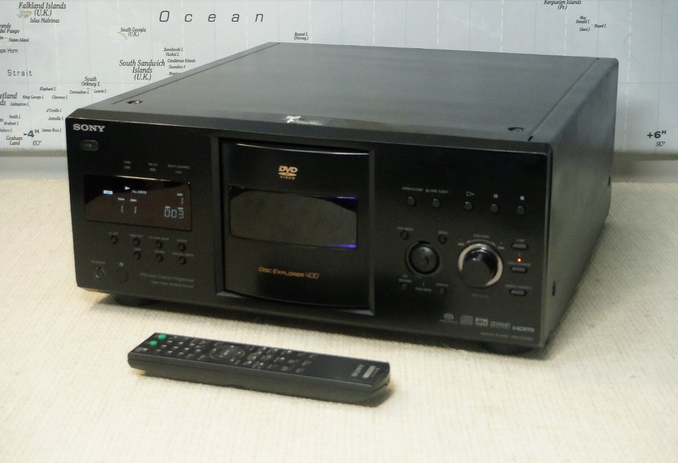 SONY DVPCX995V MEGA 400 DISC DVD SACD CD PLAYER HDMI JUKEBOX CHANGER