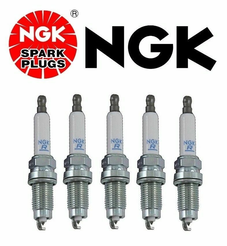 Set of 5 VW Jetta 2.5L L5 Golf 2.0L L4 Spark Plugs NGK Laser