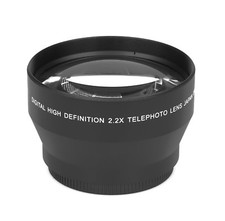 2.2x - 62mm HD Tele Ancillary Lens Real Glass Brands Look Resolution Lens