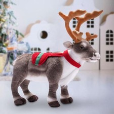 Christmas Reindeer Plush Soft Plush Elk Doll for Festival Sofas,