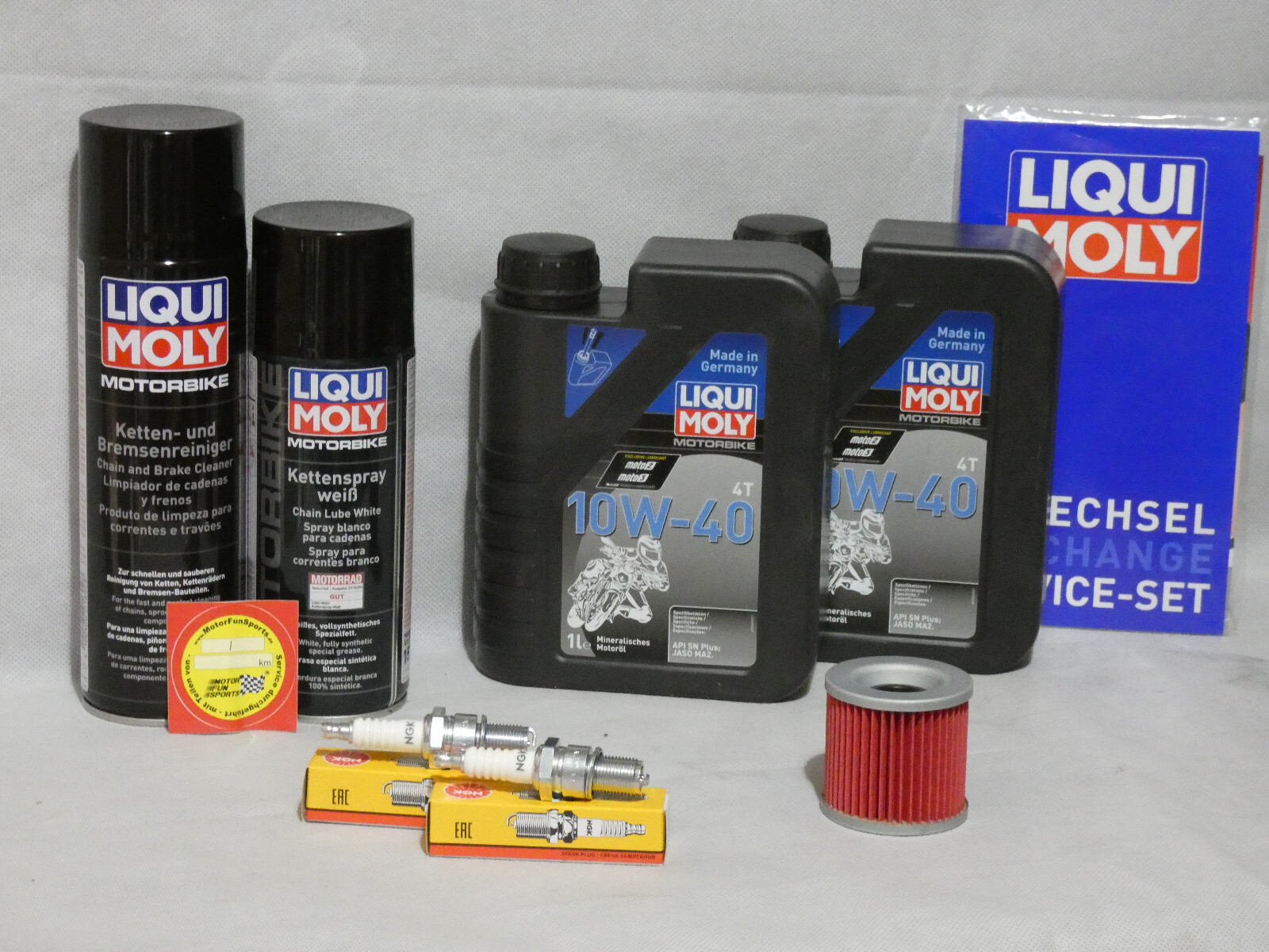 Maintenance Set Kawasaki Z 305 Oil Oil Filter Spark Plug Service Inspection