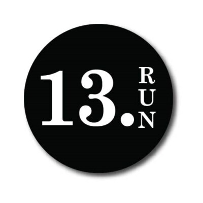 Magnet Me Up 13.Run Distance Marathon Magnet Decal, 5 Inch, Automotive Magnet